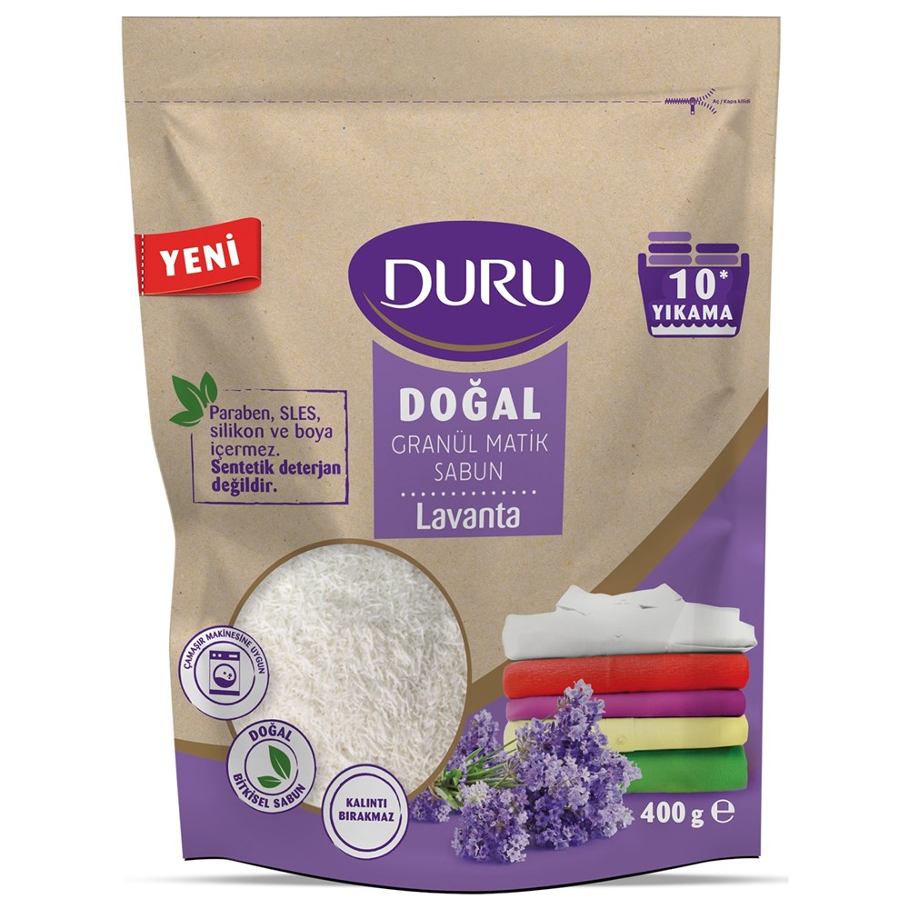 Duru Granul Matik Sabun 400 Gr Lavanta