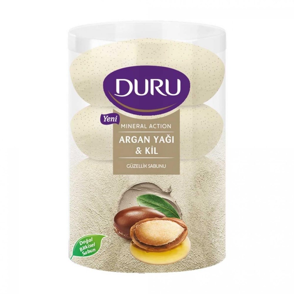 Duru Mineral Action Sabun 4*70 Gr Argan Kil