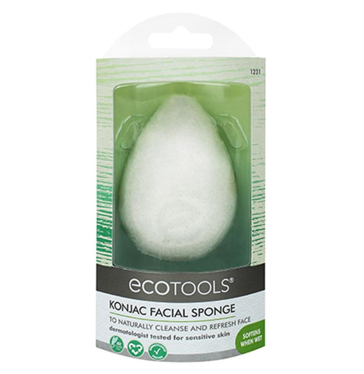 Ecotools Konjak Yüz Temizleme Süngeri / EC-1231