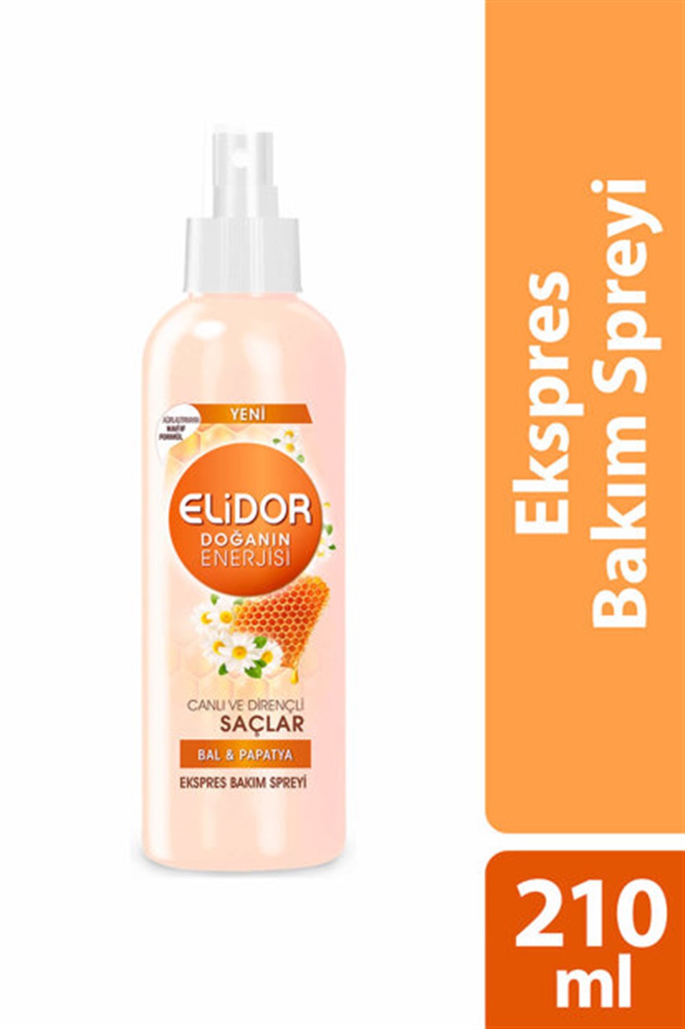 Elidor Canlı ve Dirençli Saçlar Bal ve Papatya Bakım Kremi 210 Ml