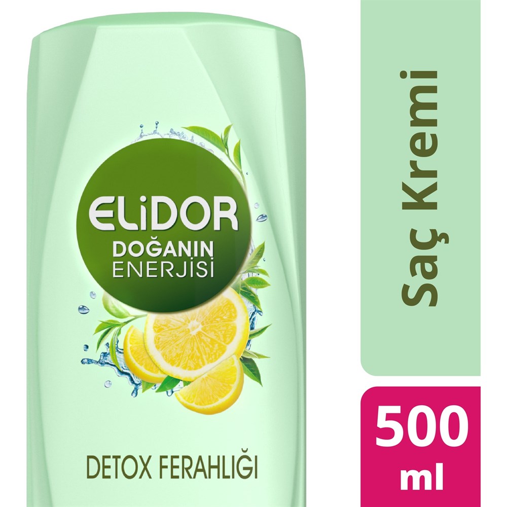 Elidor Detox Ferahlığı Limon ve Yeşil Çay Bakım Kremi 500 Ml