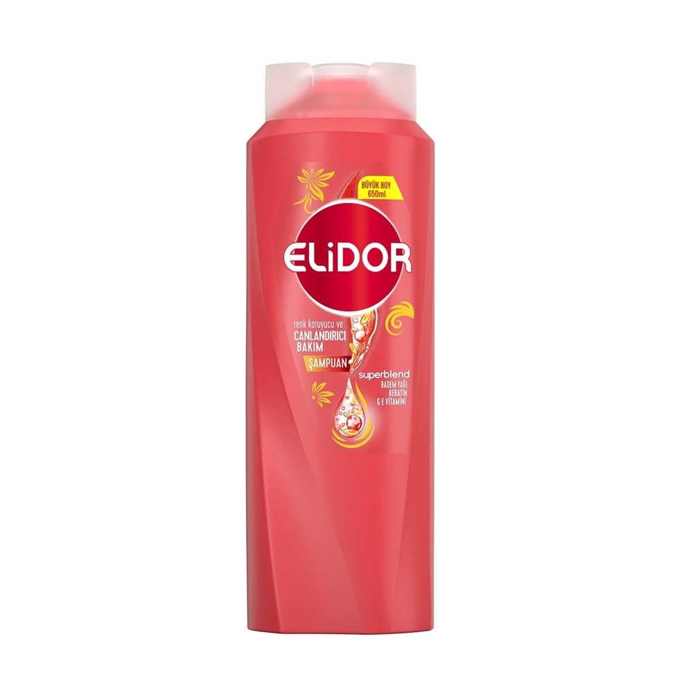 Elidor Renk Koruyucu ve Canlandırıcı Bakım Şampuan 650 Ml