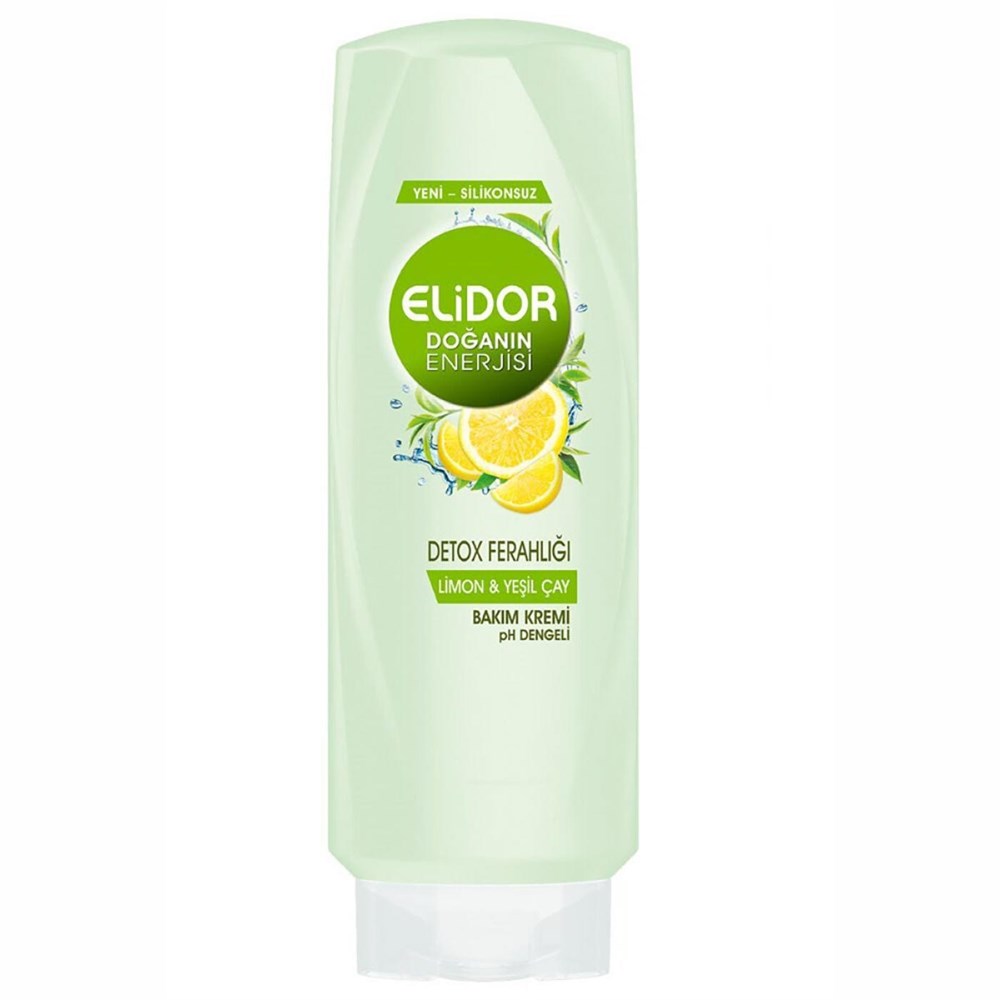 Elidor Sac Krem 550Ml Detox Ferahlıgı Lımon Ve Yesıl Cay