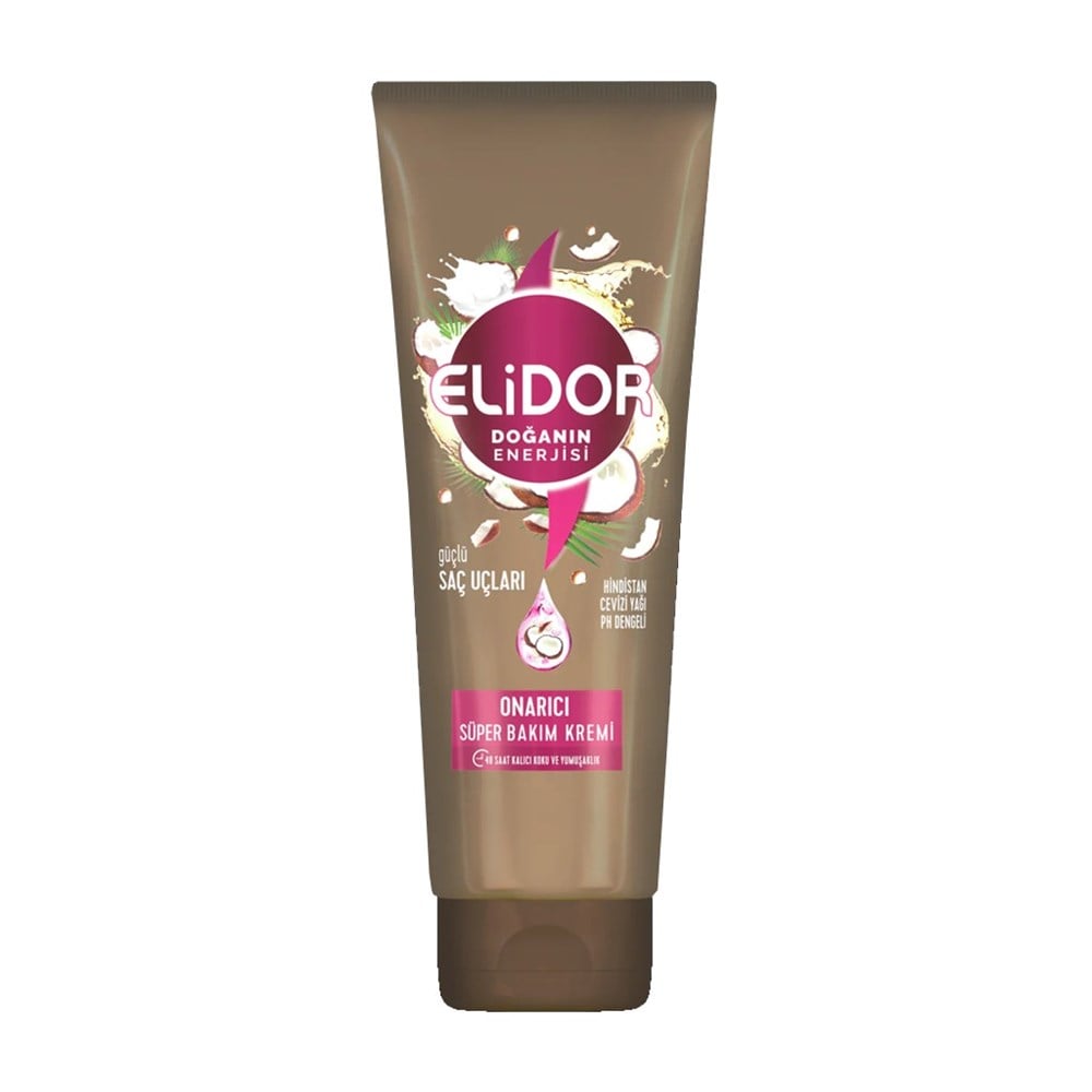 Elidor Süper Saç Kremi 170 Ml Güçlü Saç Uçları Hindistan Cevizi