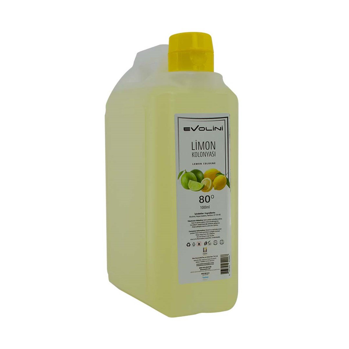 Evolini Limon Kolonyası 1 Lt