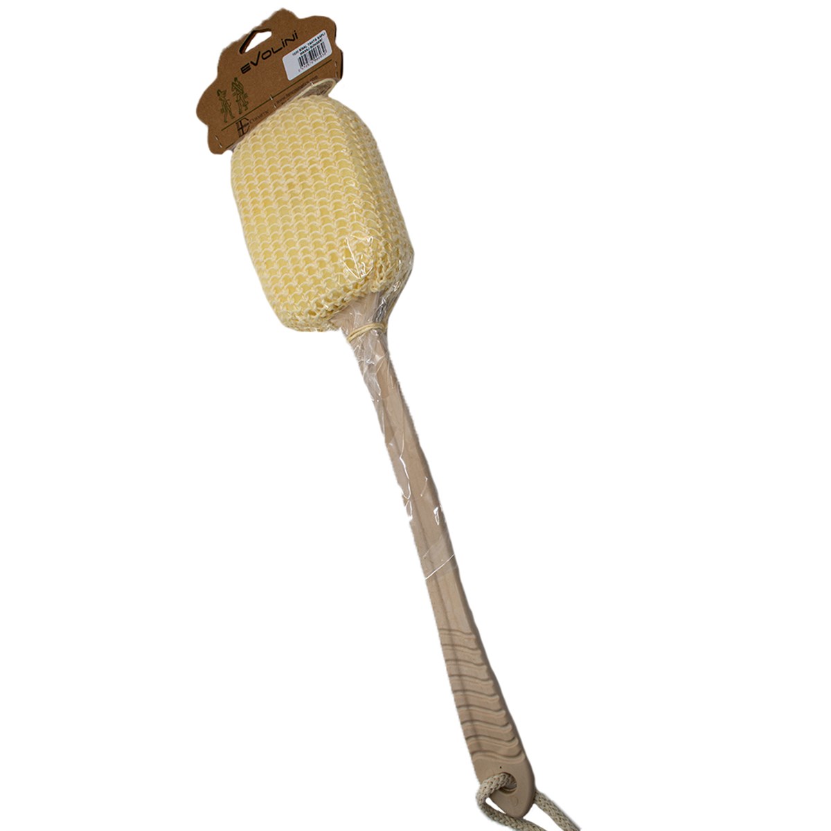 Evolini Tahta Saplı Sünger Kese