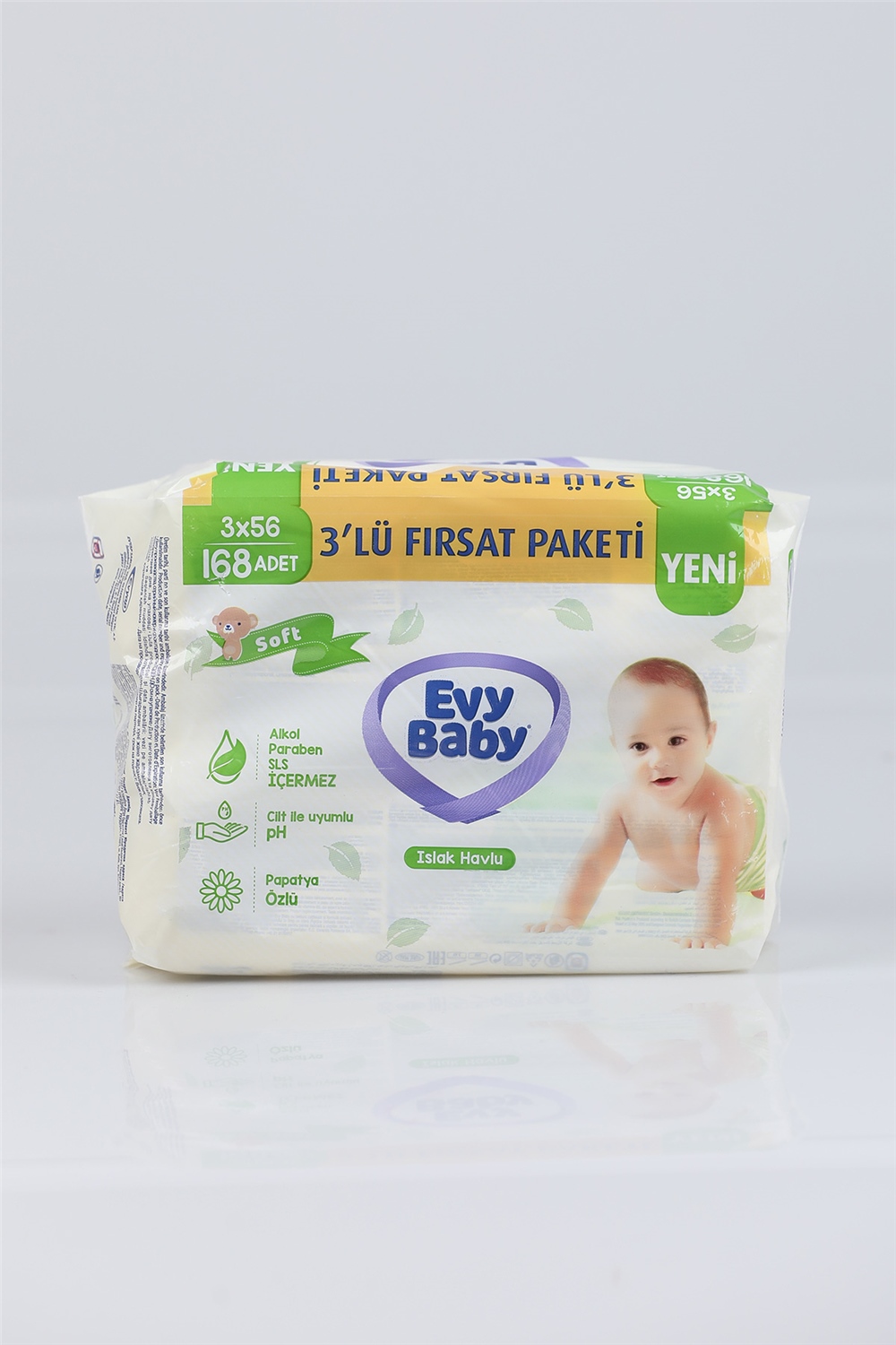 Evy Baby Islak Havlu 3X56 Soft