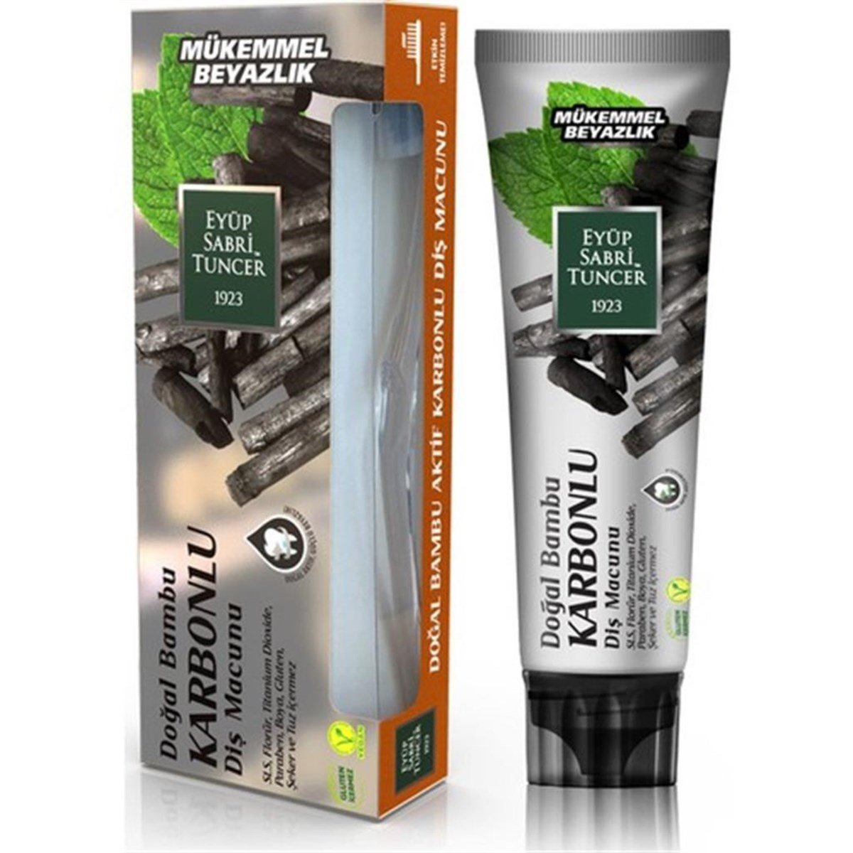 Eyüp Sabri Tuncer Doğal Aktif Bambu Karbonlu Diş Macunu 75 ML