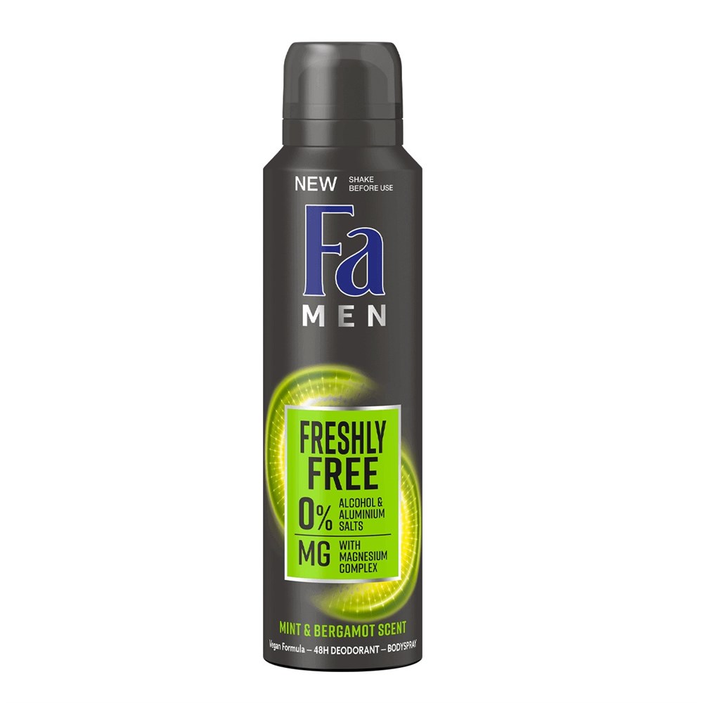 Fa Deodorant Men Mint Bergamot Scent 150 Ml