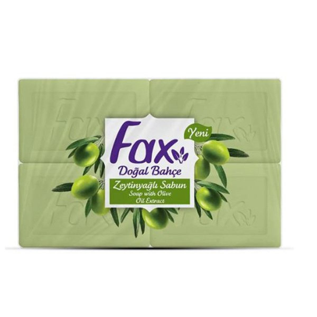 Fax 4'lü Zeytinyağlı Kalıp Sabun 150x4 600 Gr
