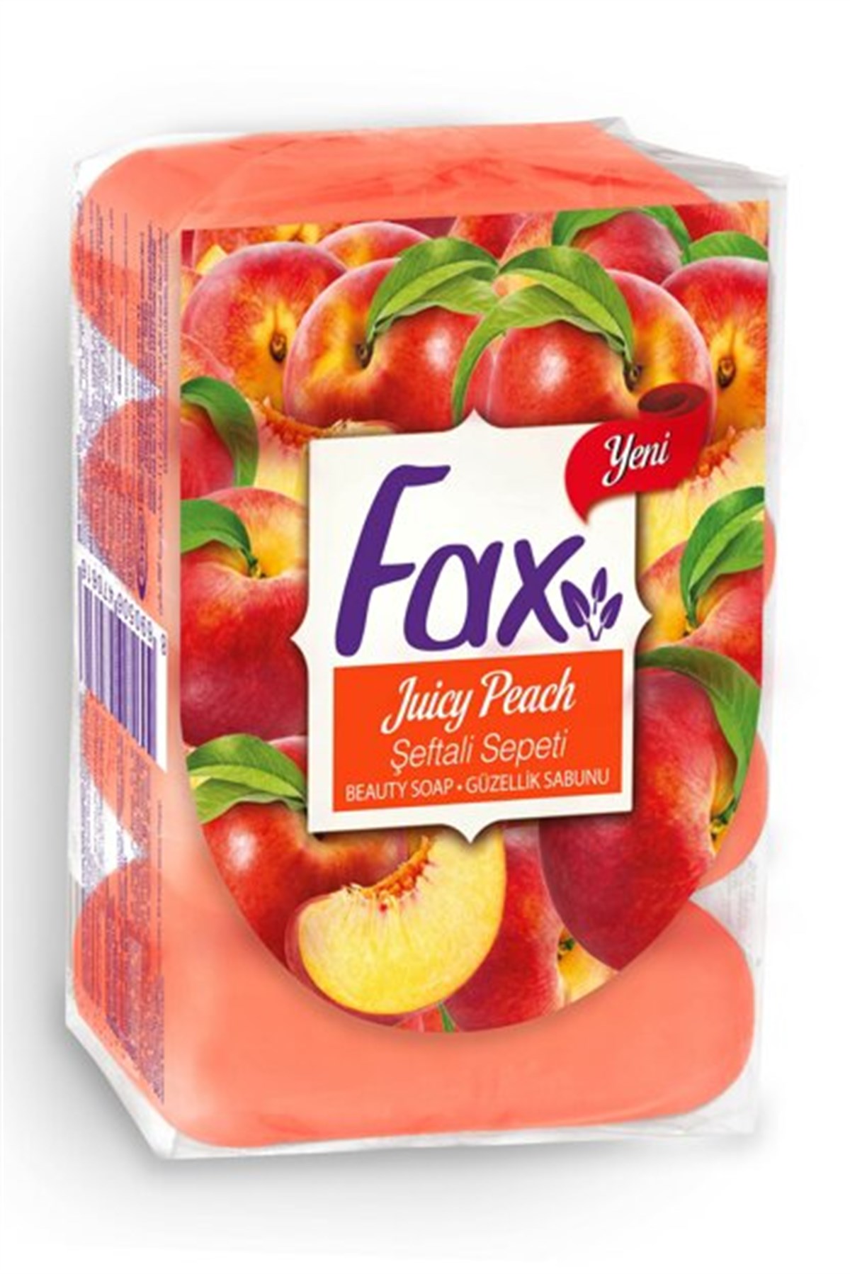 Fax Güzellik Sabunu Şeftali Sepeti 4x70 280 Gr