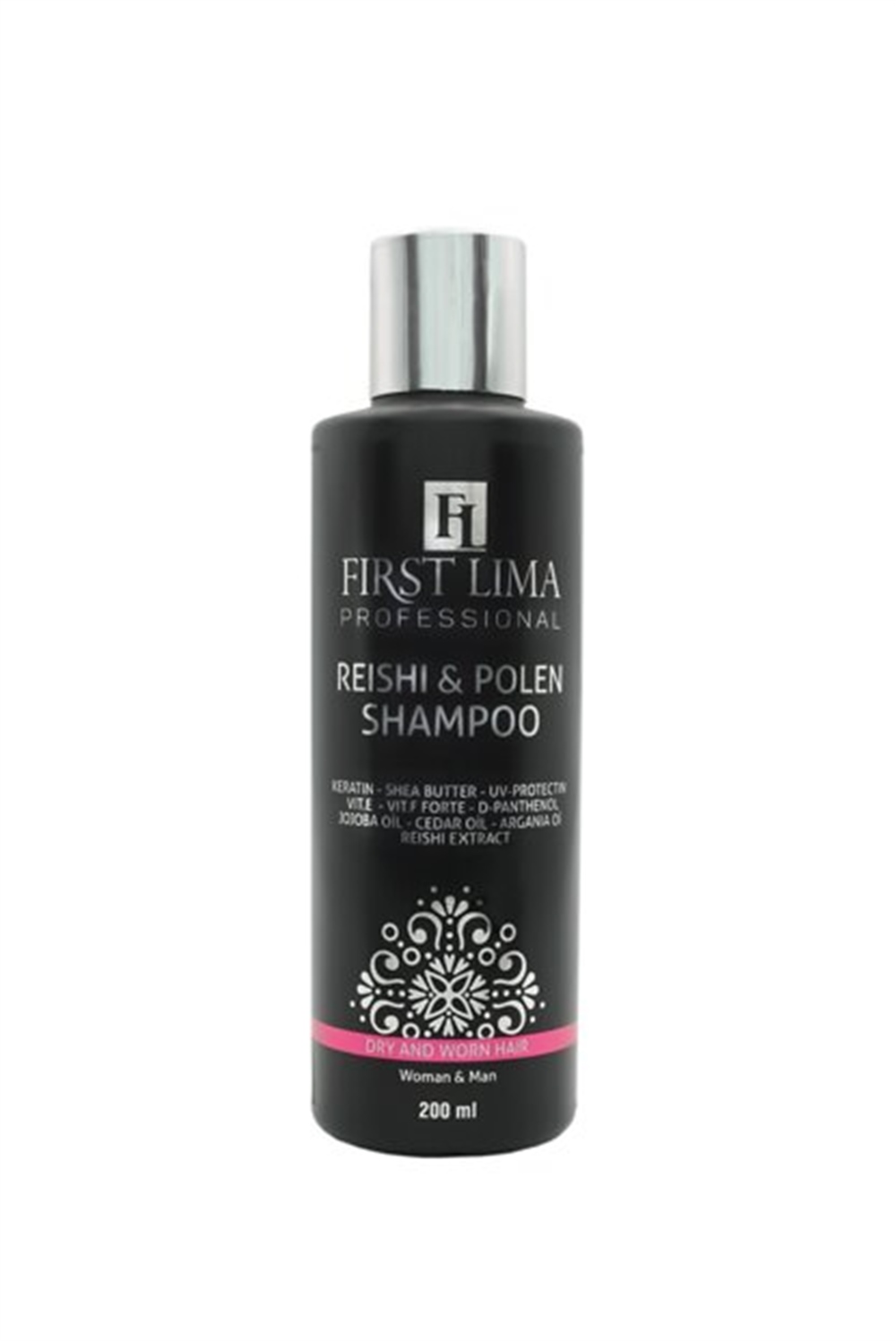 First Lima Professional Reishi & Polen Şampuan Yıpranmış Saçlara Özel Tuzsuz Bakım Şampuanı 200 Ml