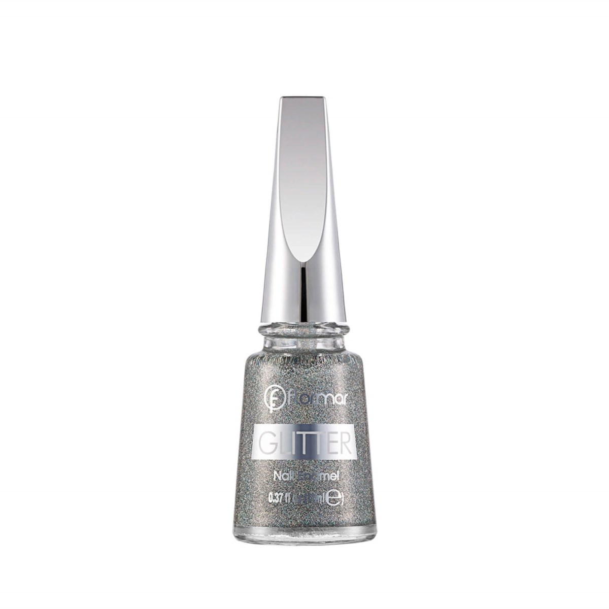 Flormar Glitter Nail Enamel Oje Holographic Silver GL14 