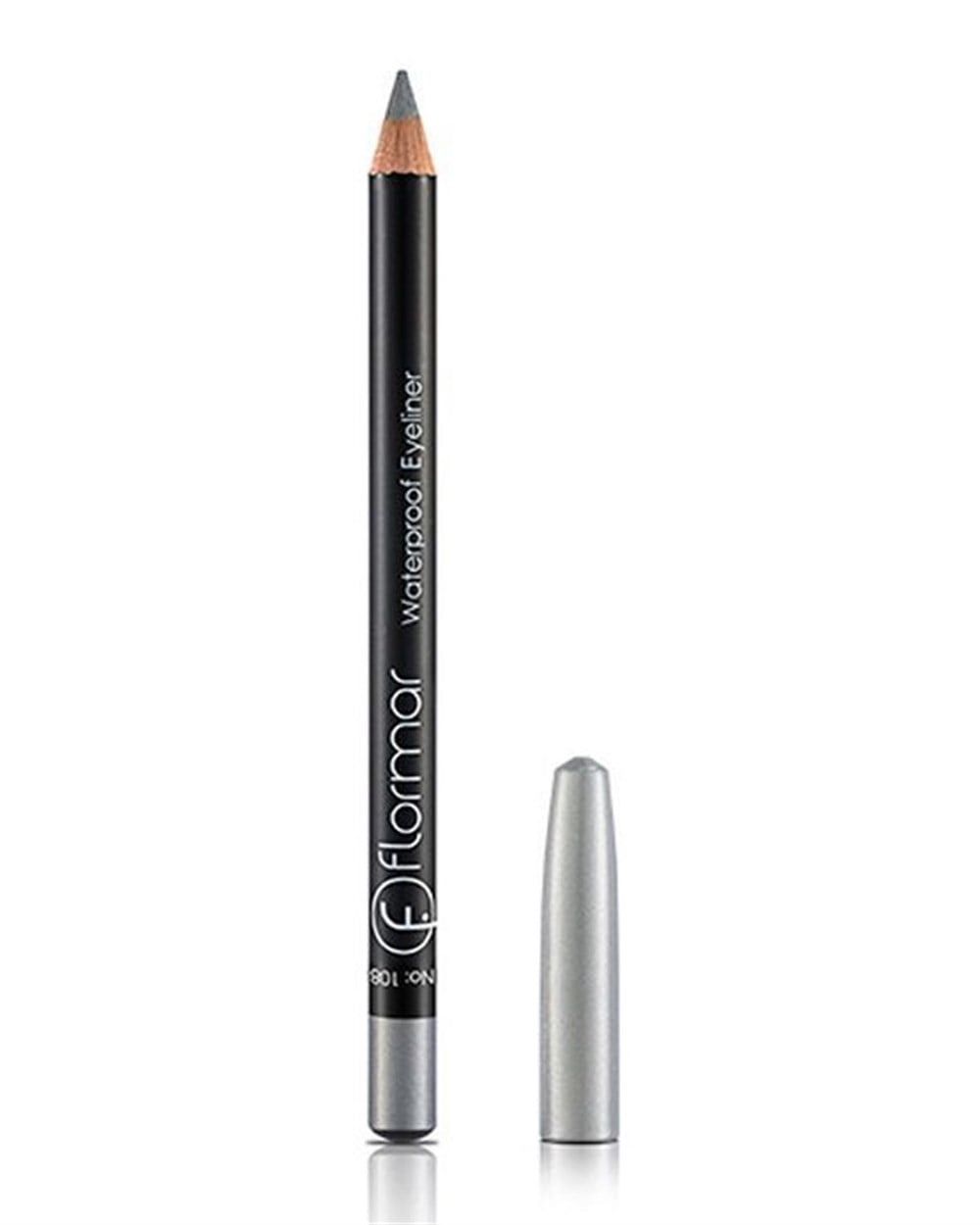 Flormar Gümüş Rengi Göz Kalemi Waterproof Eyeliner Shiny Silver No 108