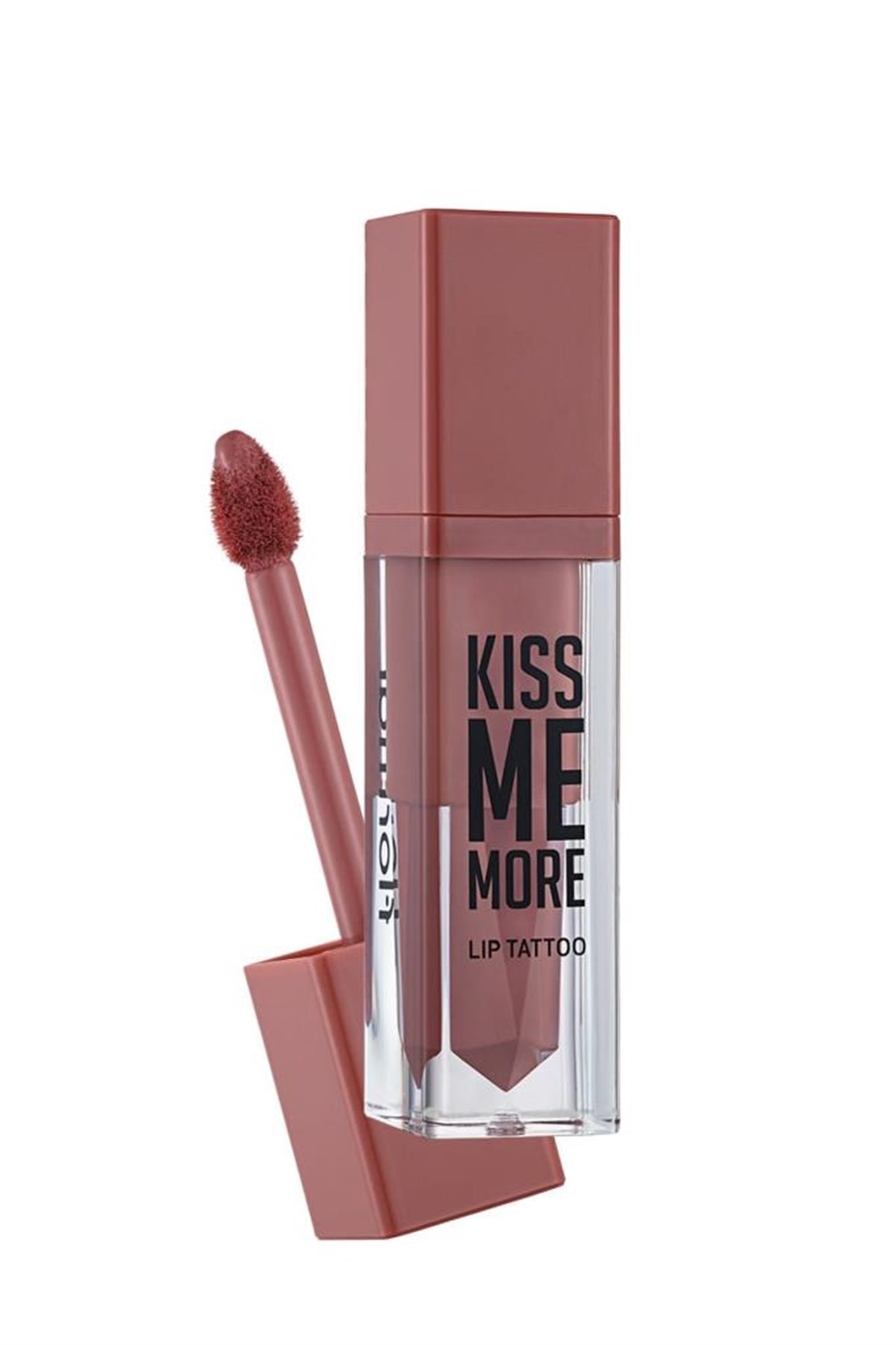 Flormar Mat Ruj Kiss Me More Lip Tattoo Peach 04