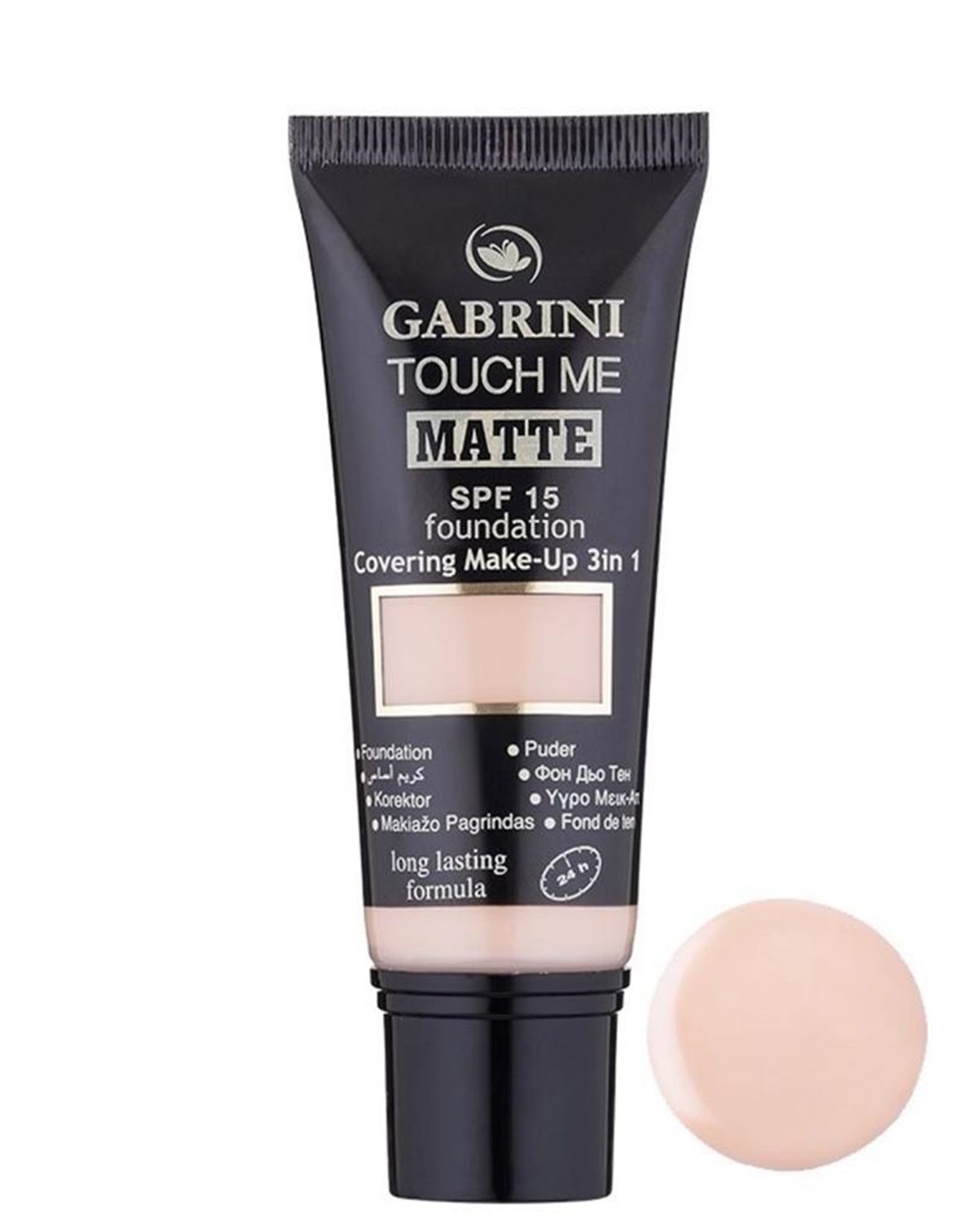 Gabrini Mat Fondöten 3in1 Touch Me1