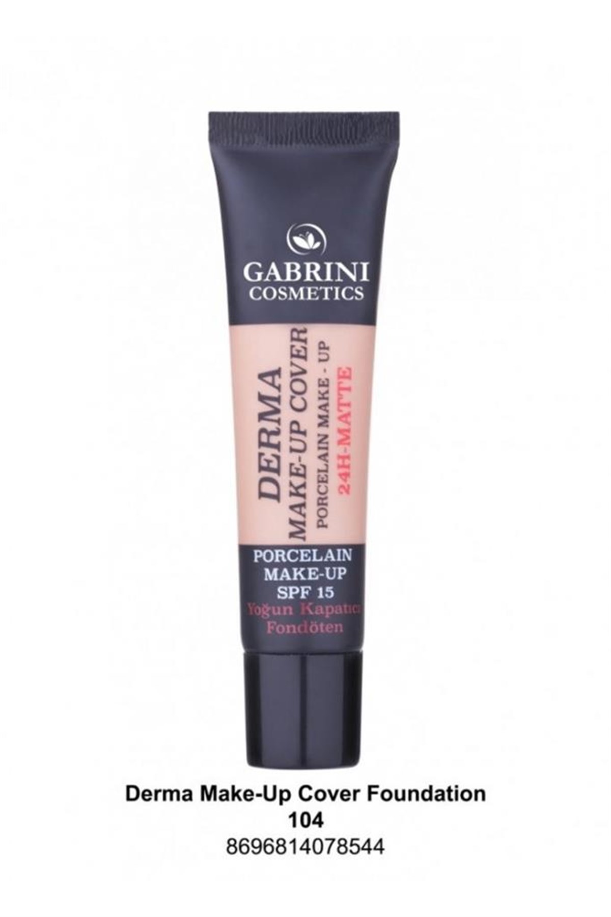 Gabrini Mat Fondöten Derma Porcelaın 24H Matte 104