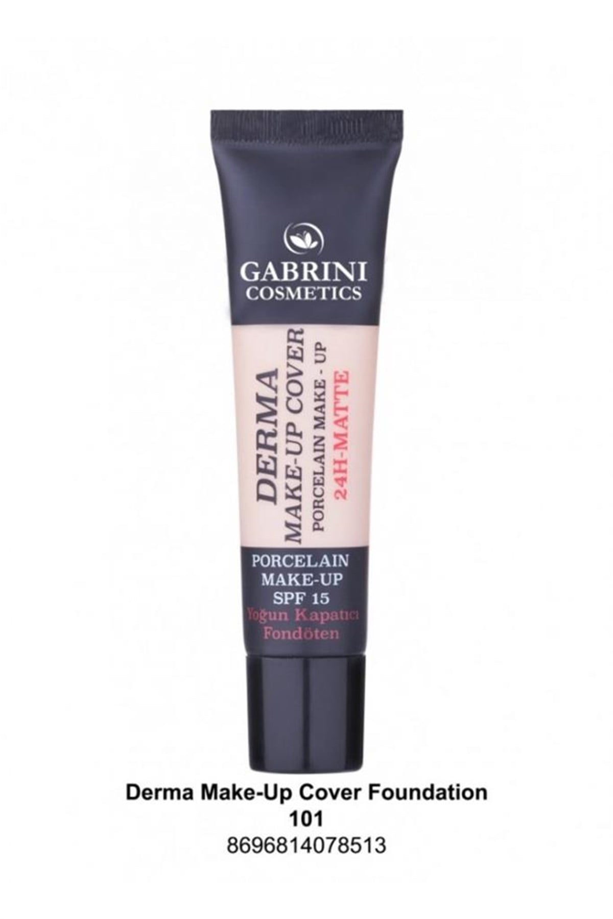 Gabrini Mat Fondöten Derma Porcelaın 24H Matte 101