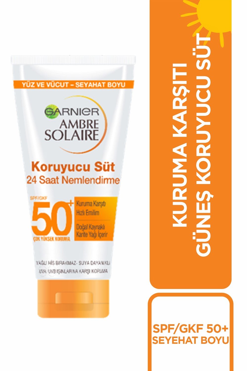 Garnier Ambre Solaire Güneş Koruyucu Süt Gkf50 50 ml