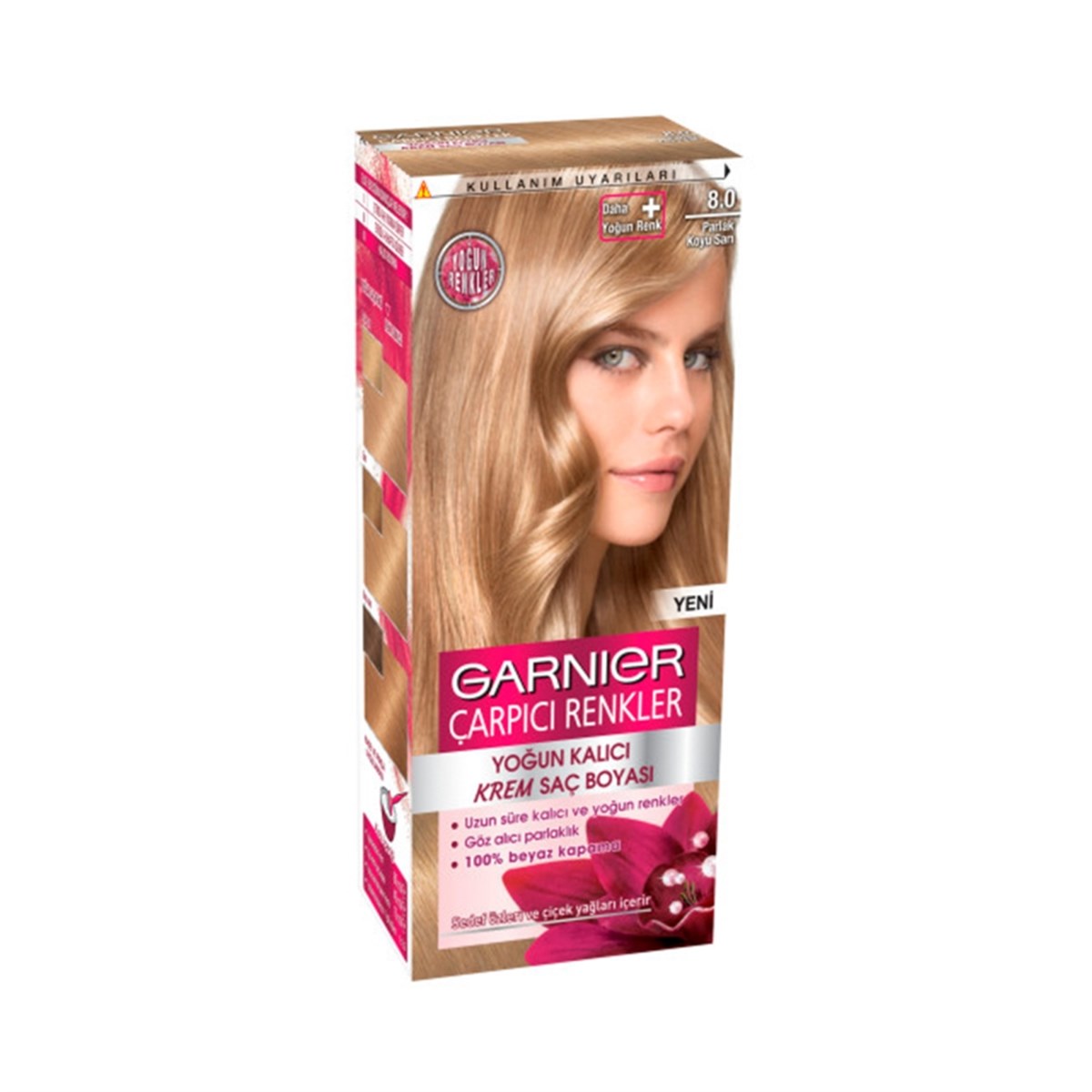 Garnier Çarpıcı Renkler Saç Boyası 8 Parlak Koyu Sarı