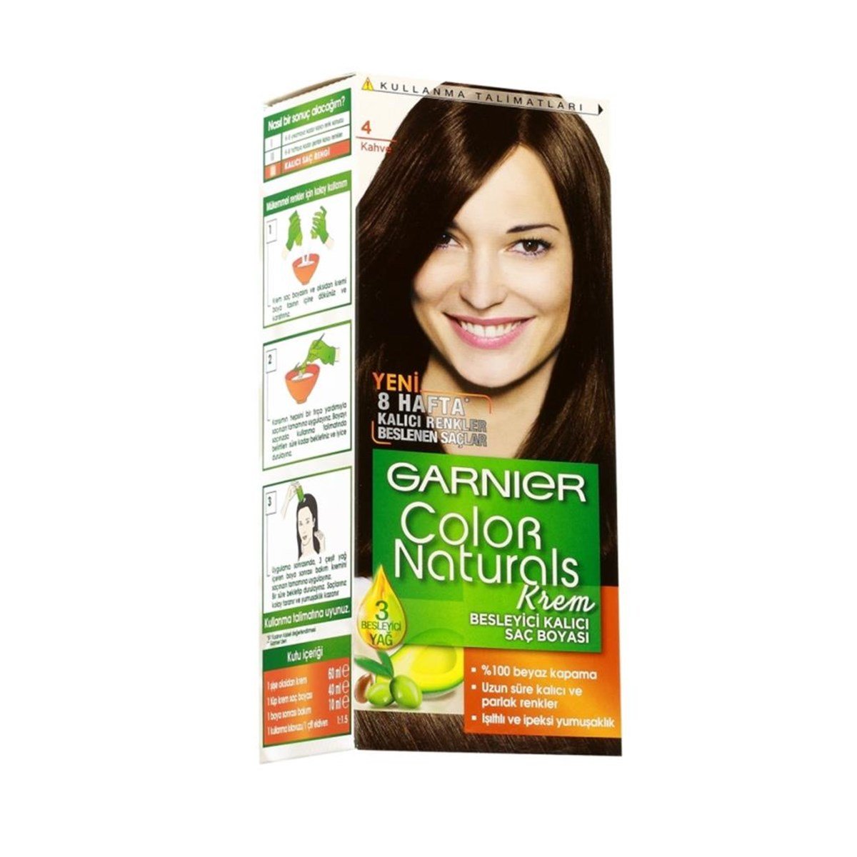 Garnier Color Naturals Saç Boyası 4 Kahve