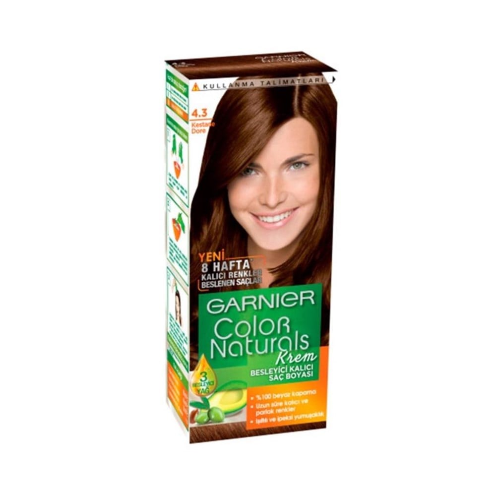 Garnier Color Naturals Saç Boyası 4.3 Kestane Dore