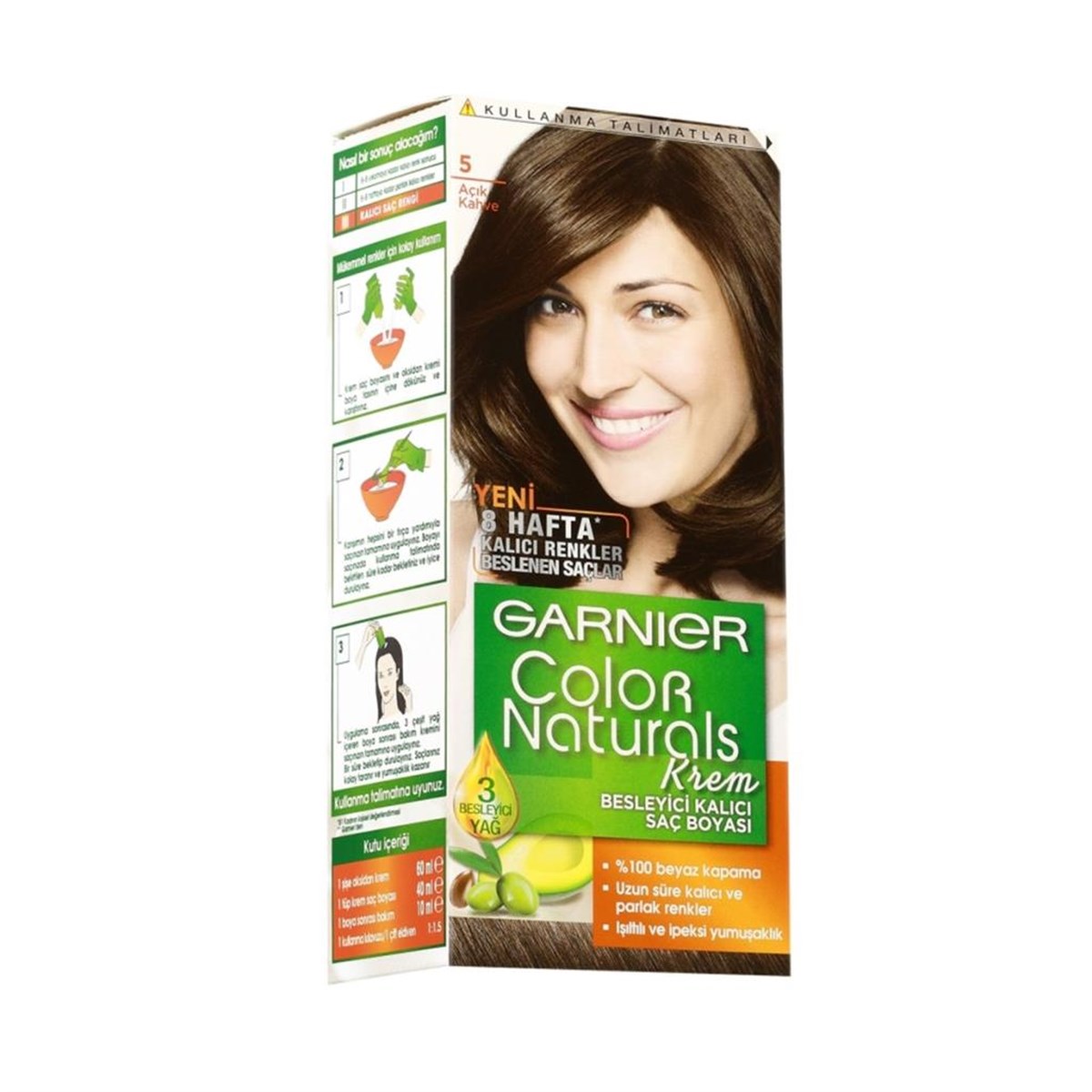 Garnier Color Naturals Saç Boyası 5 Açık Kahve