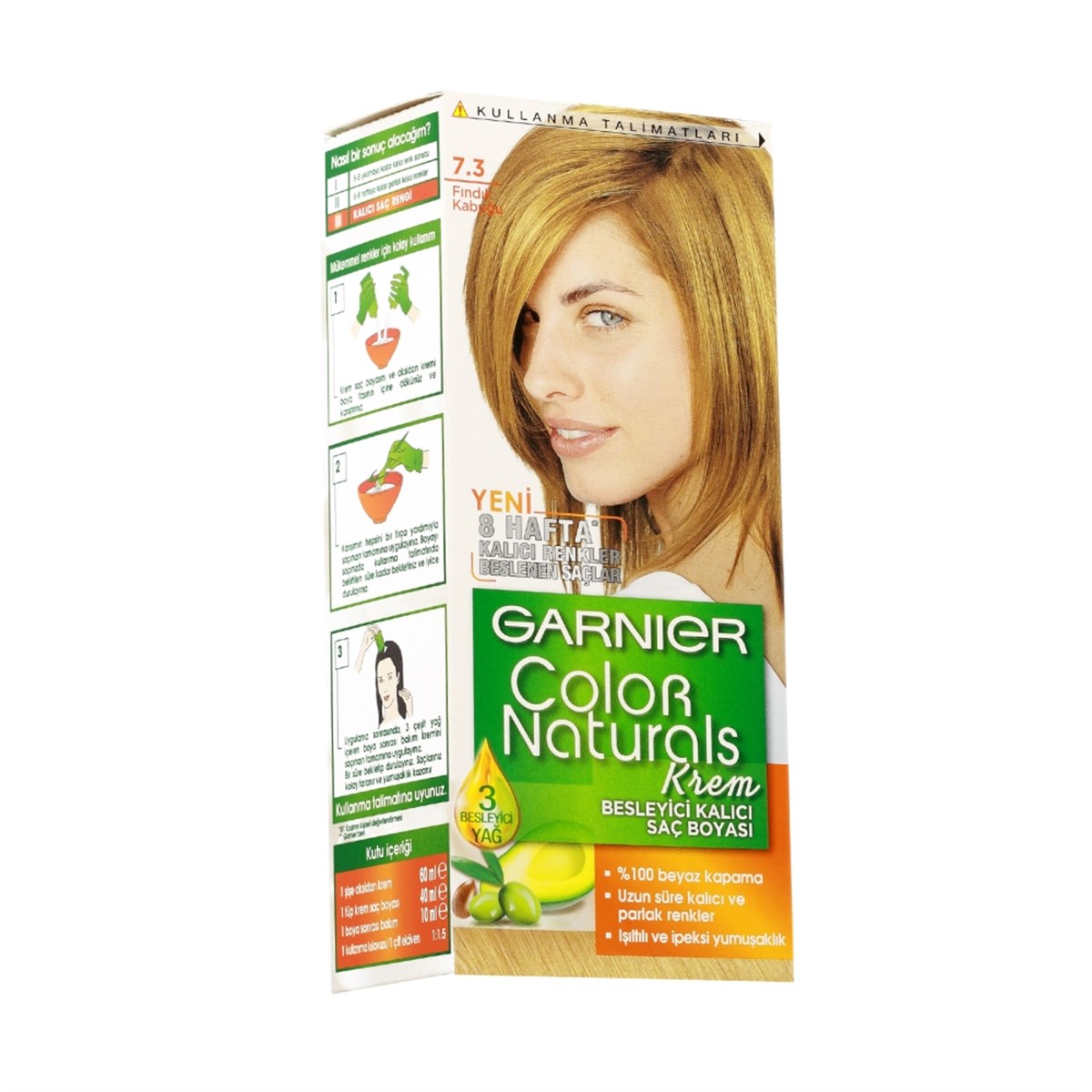 Garnier Color Naturals Saç Boyası 7.3 Fındık Kabuğu
