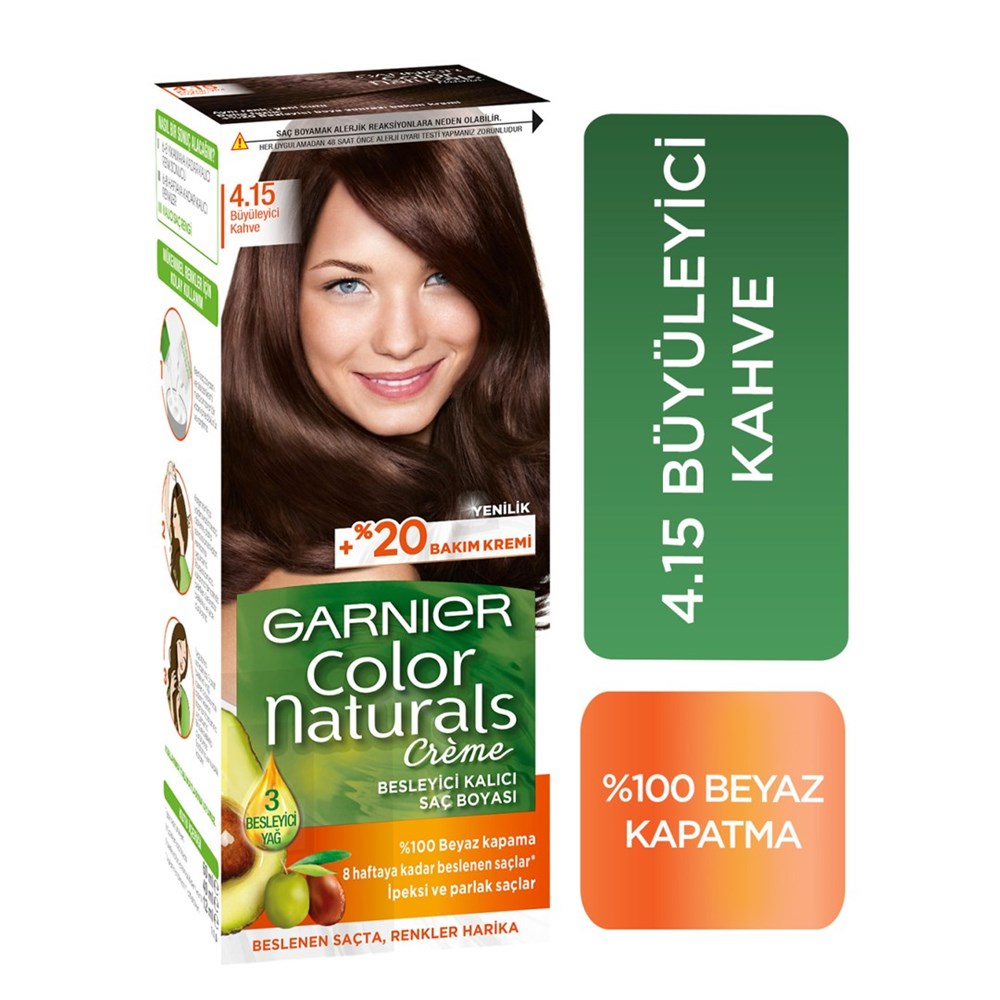 Garnier Color Naturals Turquıe 4.15 Büyüleyici Kahve