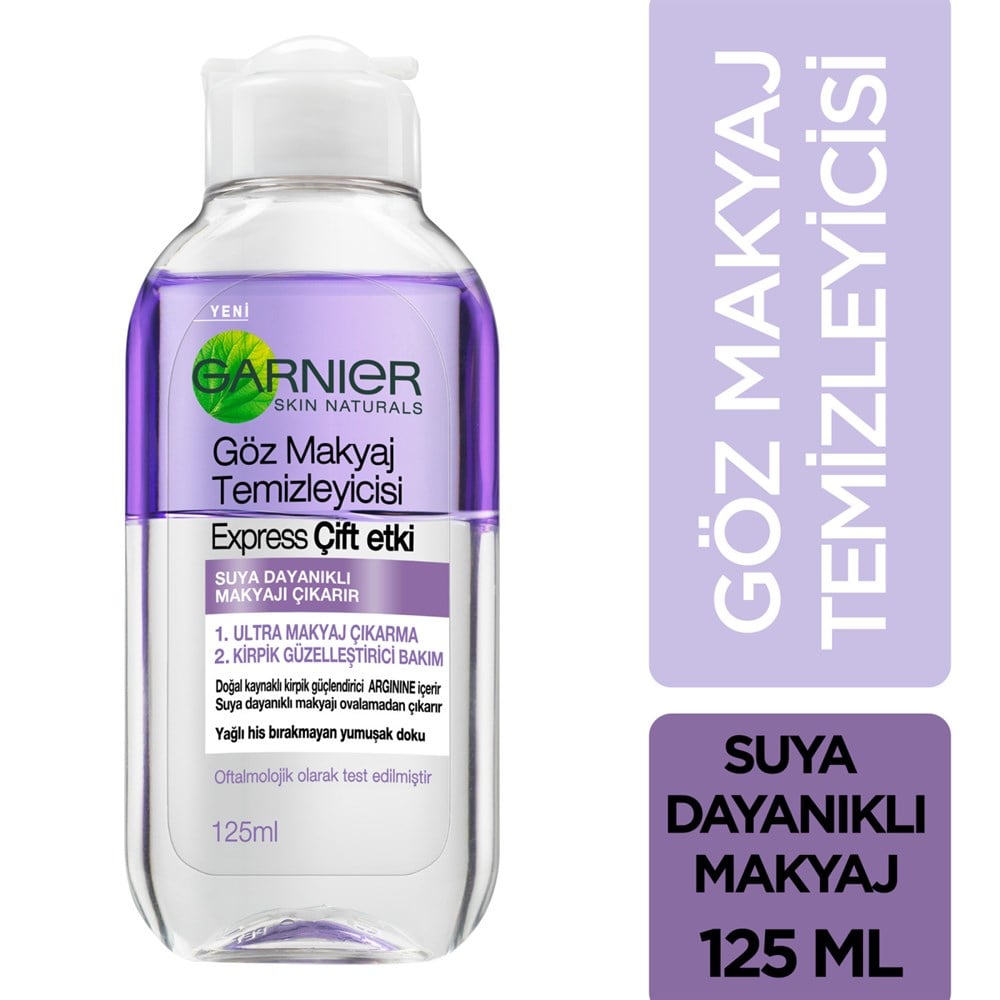 Garnier Göz Makyaj Temizleme Express Çift Etki 125 Ml
