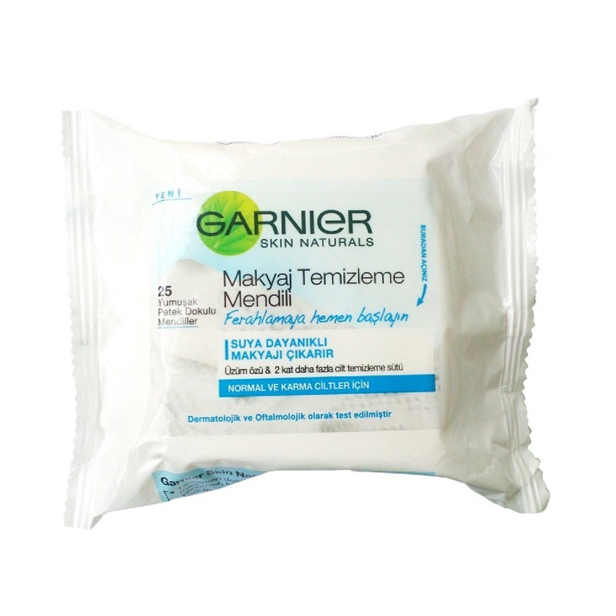Garnier Makyaj Temizleme Mendili Normal Karma