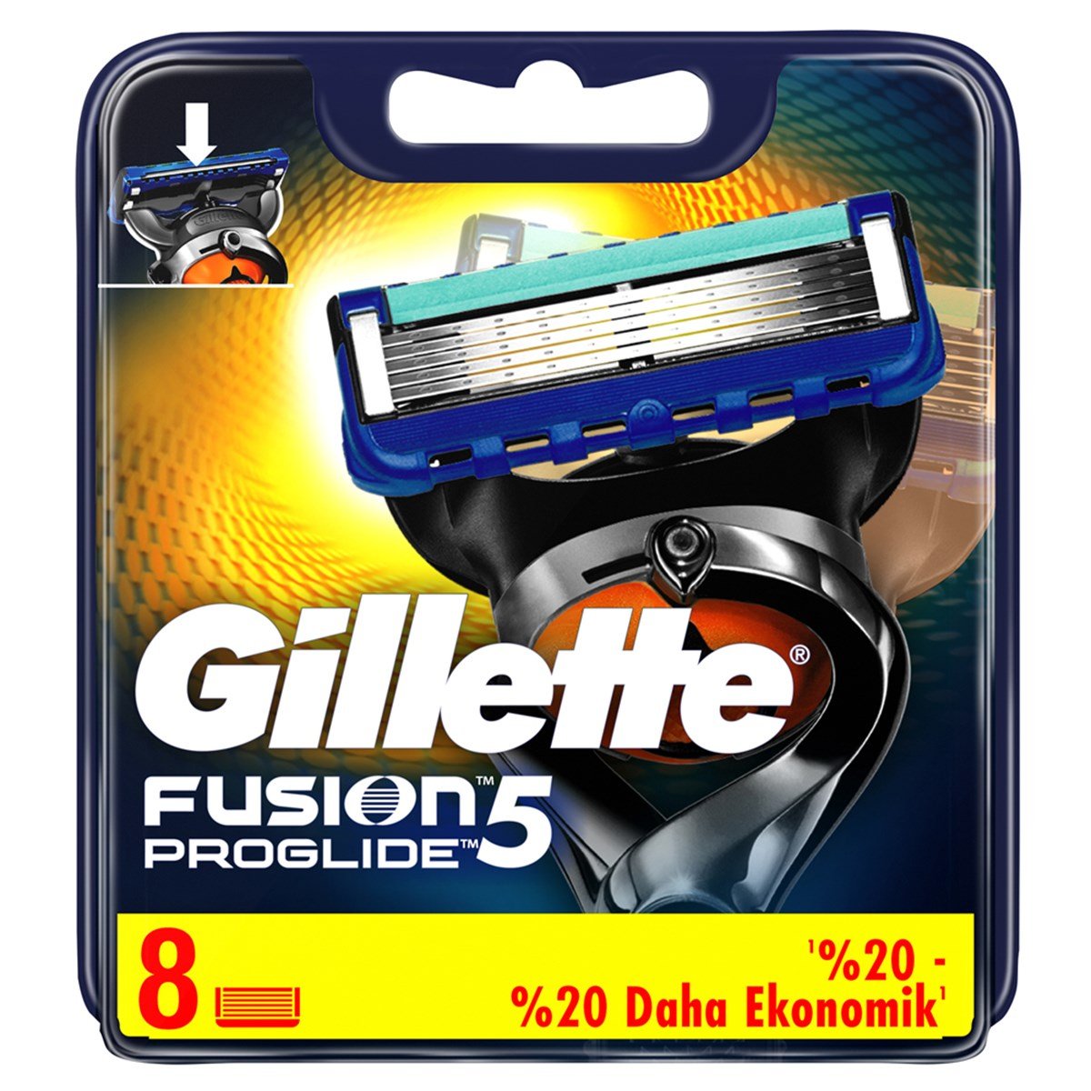 Gillette Fusion ProGlide 8'li Yedek Tıraş Bıçağı
