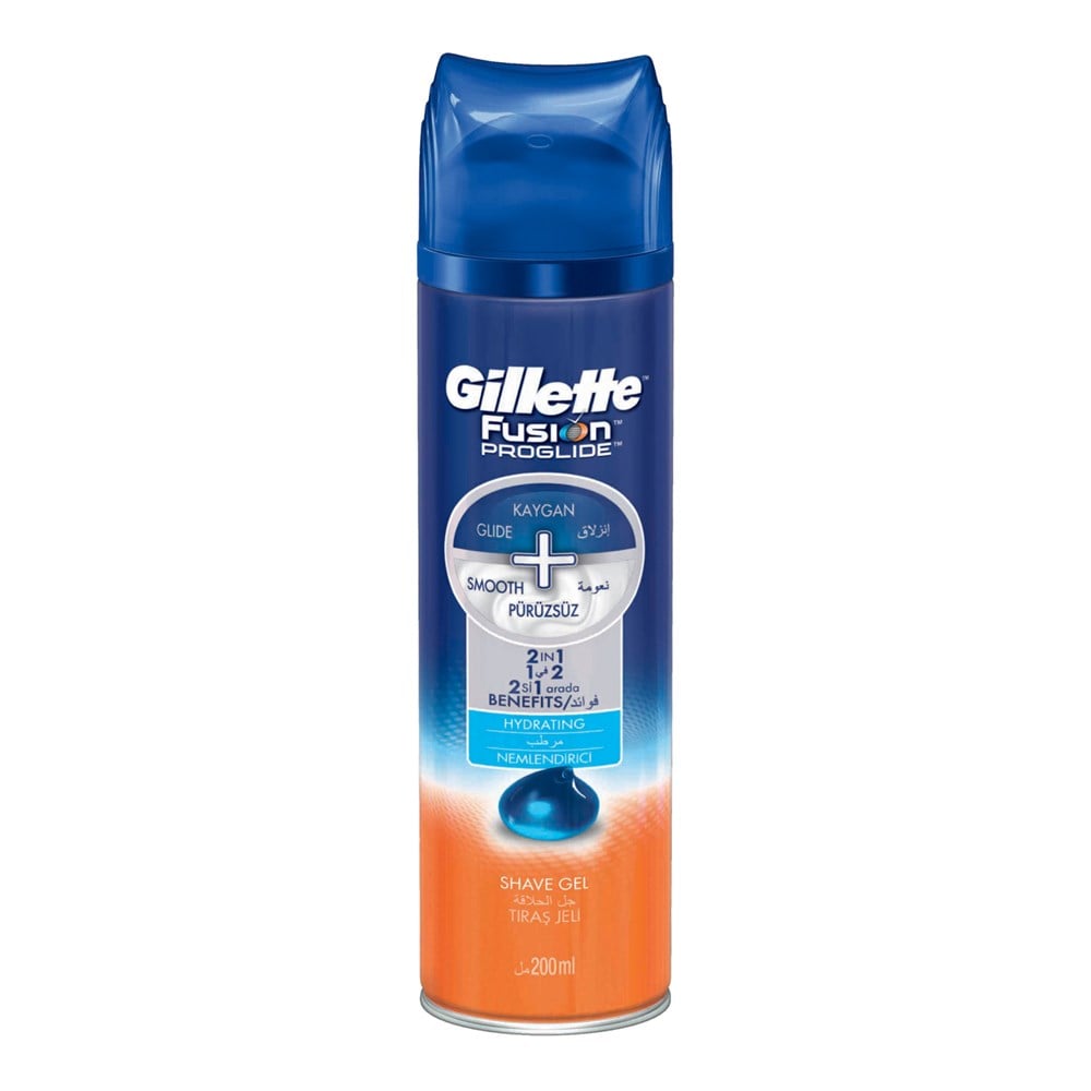 Gillette Fusion Proglide Gel 2'si 1 Arada  200 Ml Nemlendirici