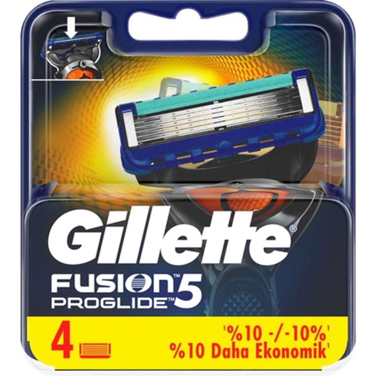 Gillette Fusion ProGlide Yedek Tıraş Bıçağı 4'lü