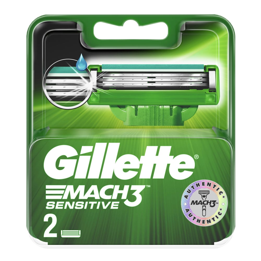 Gillette Mach3 Sensitive Yedek Tıraş Bıçağı 2 li