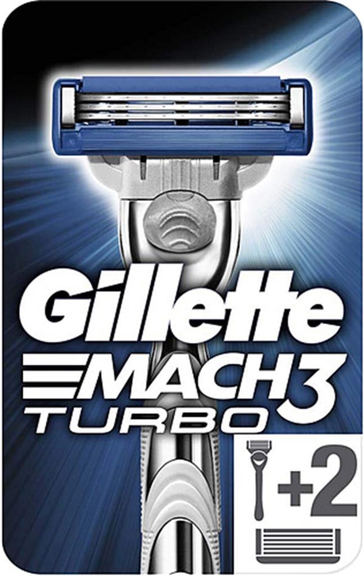 Gillette Mach3 Turbo 2 Yedekli Tıraş Makinesi