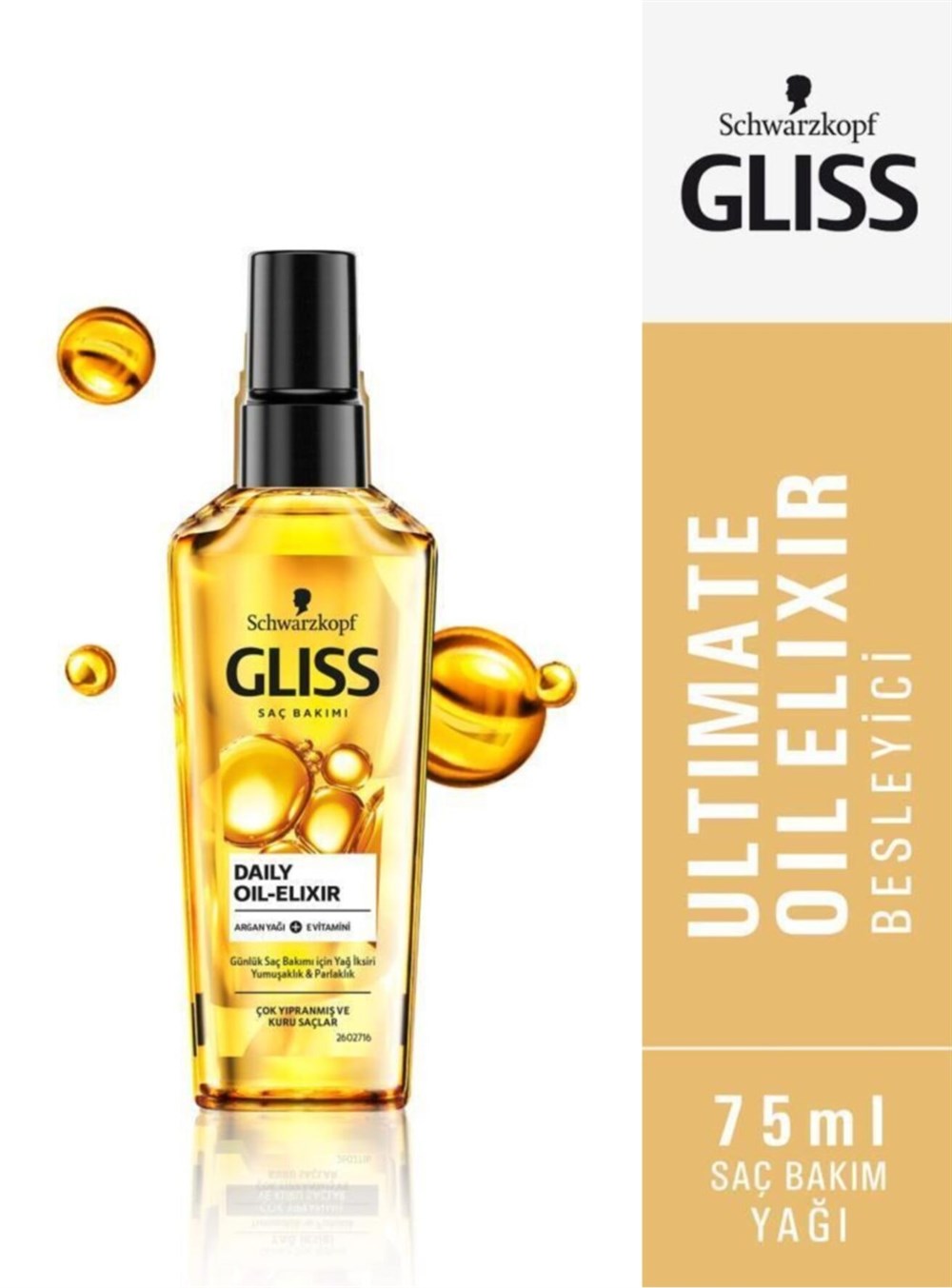 Gliss Oil Elixir Saç Bakım Yağı 75 Ml
