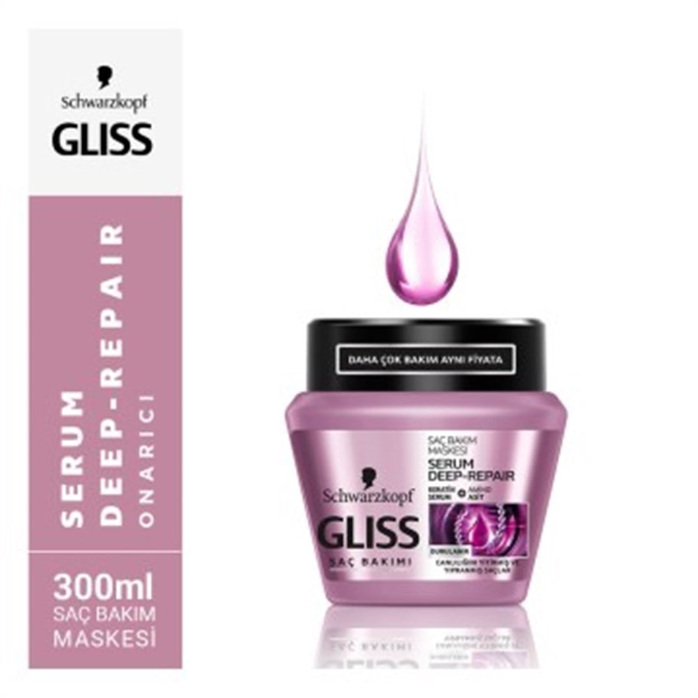 Gliss Saç Maskesi 300 Ml Serum Deep Repair 