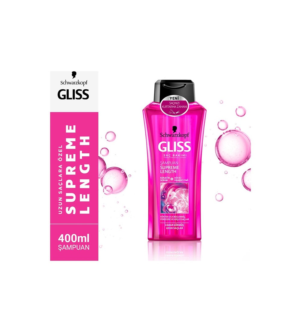 Gliss Şampuan 400 Ml Supreme Length 