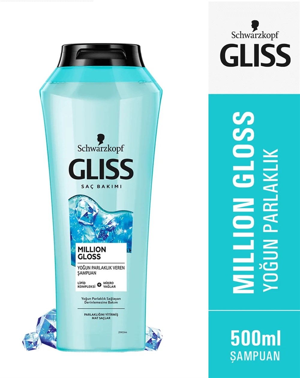 Gliss Şampuan Million Gloss 500 Ml 