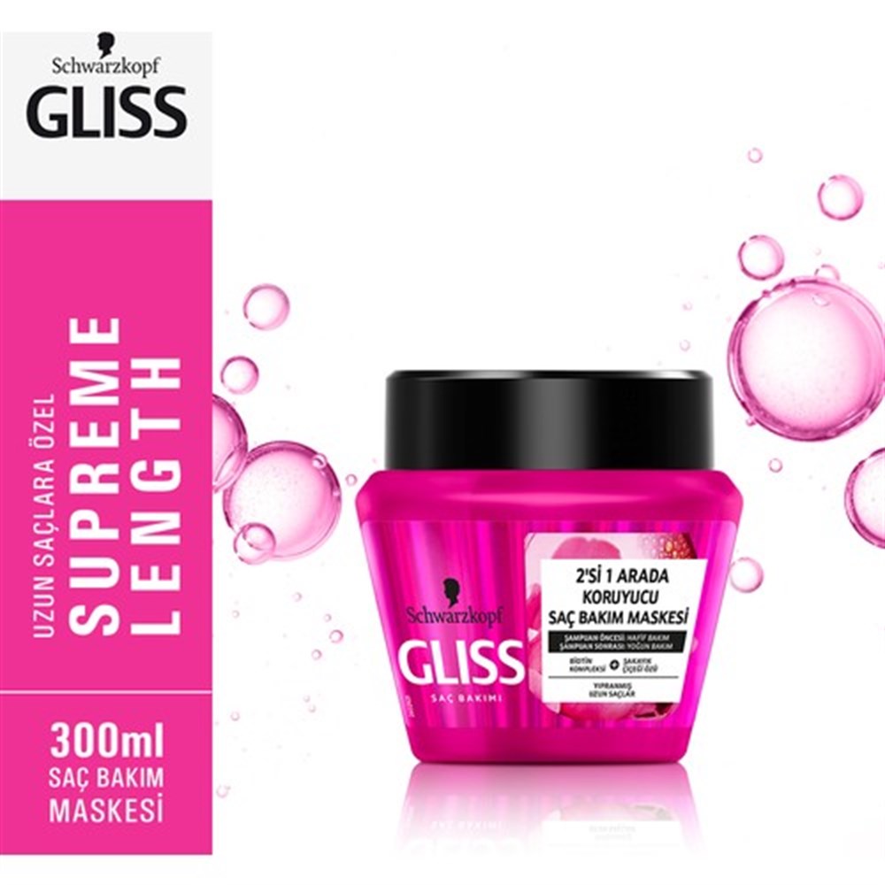 Gliss Supreme Length Saç Bakım Maskesi 300 Ml