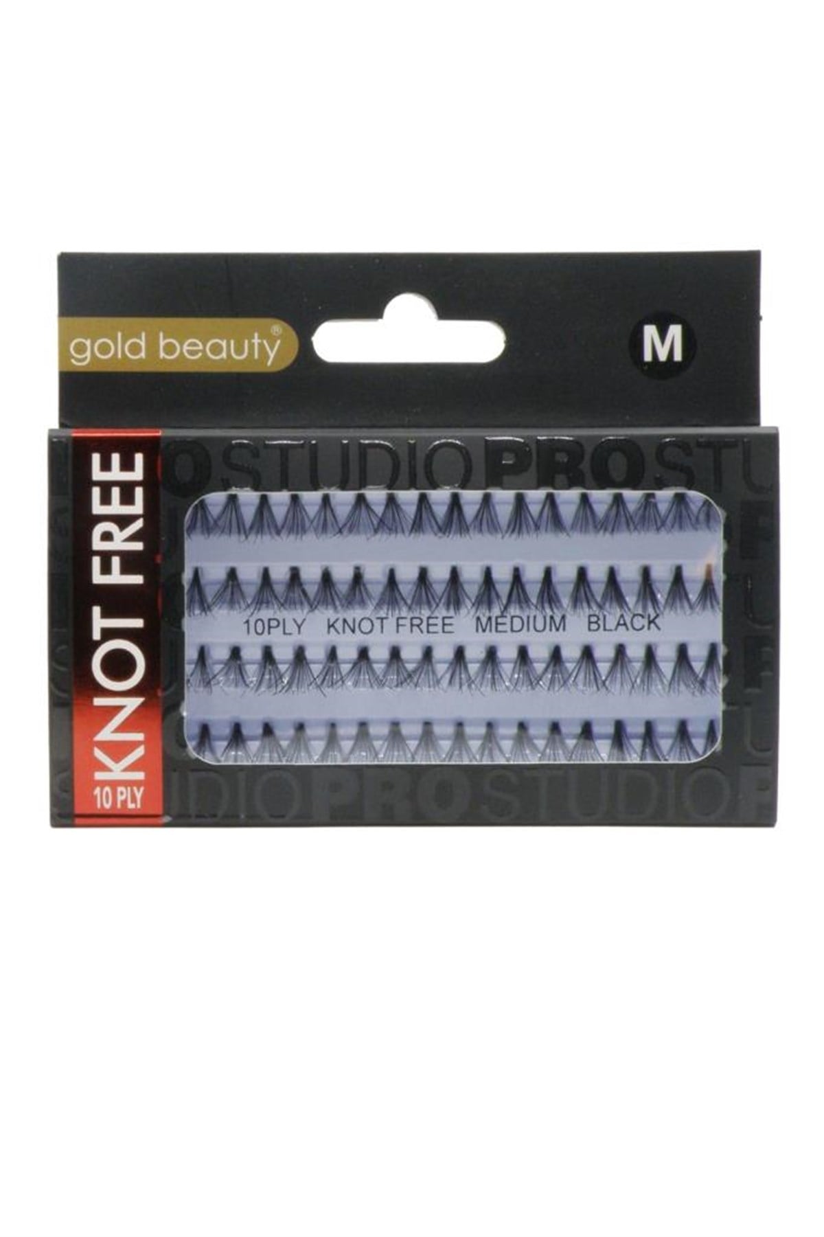 Gold Beauty Knot Free Black Tekli Kiprik M 80Adet Ep 4213