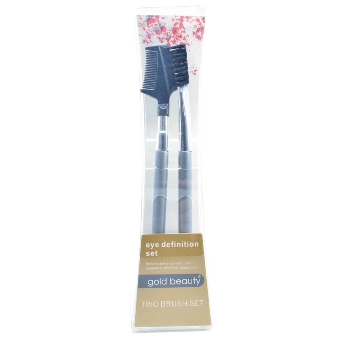Gold Beauty Ruj Ve Far Firçasi Fırcası Çift Taraflı Ep Ef1671