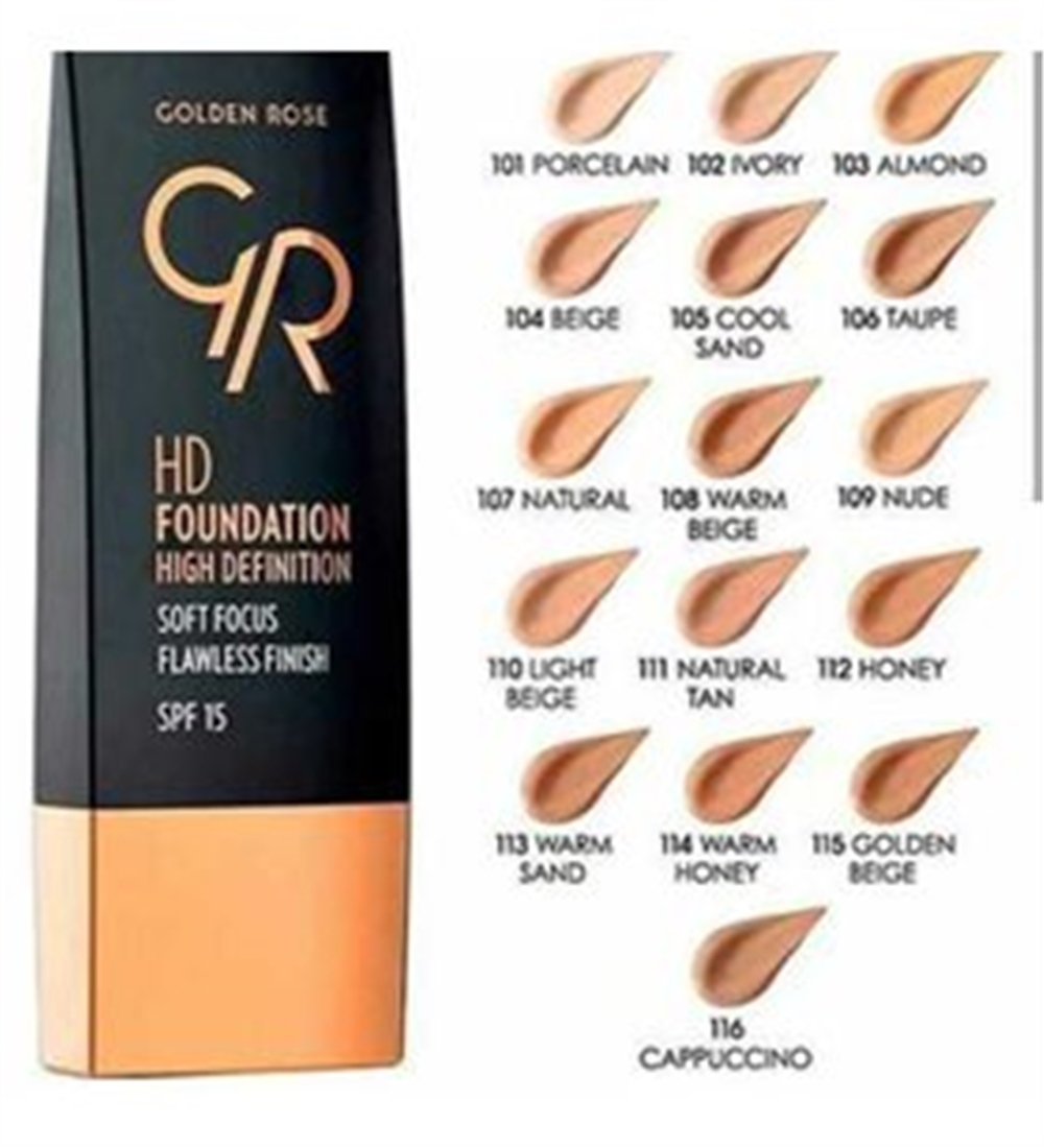 Golden Rose Hd Foundatıon 103