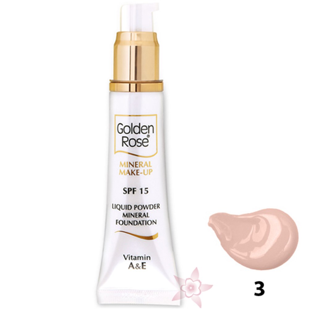 Golden Rose Liquid Powder Mineral Foundation 03