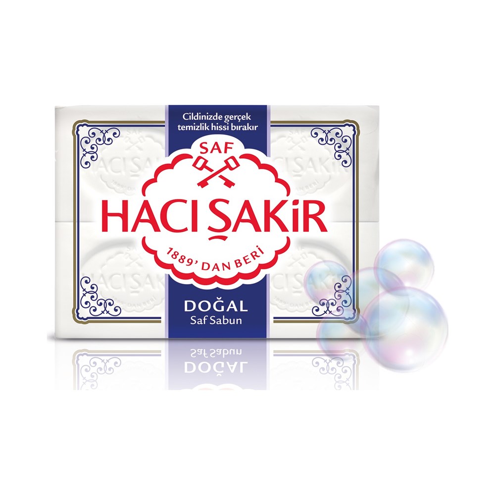 Hacı Şakir Sabun 600 Gr Doğal Saf 4'Lü