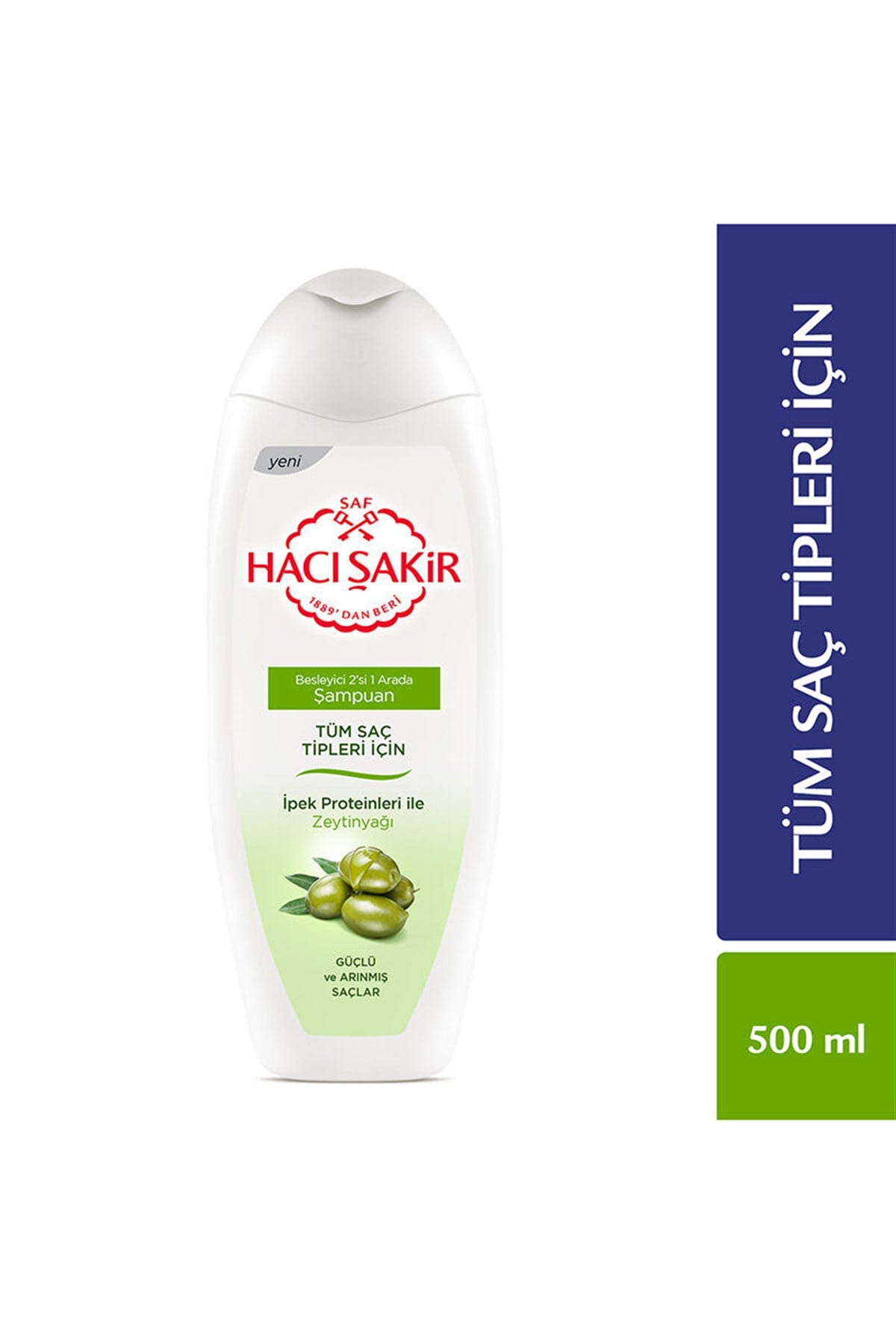 HACI SAKIR SAMPUAN 500ML 2 SI 1 ARADA Z .YAGLI