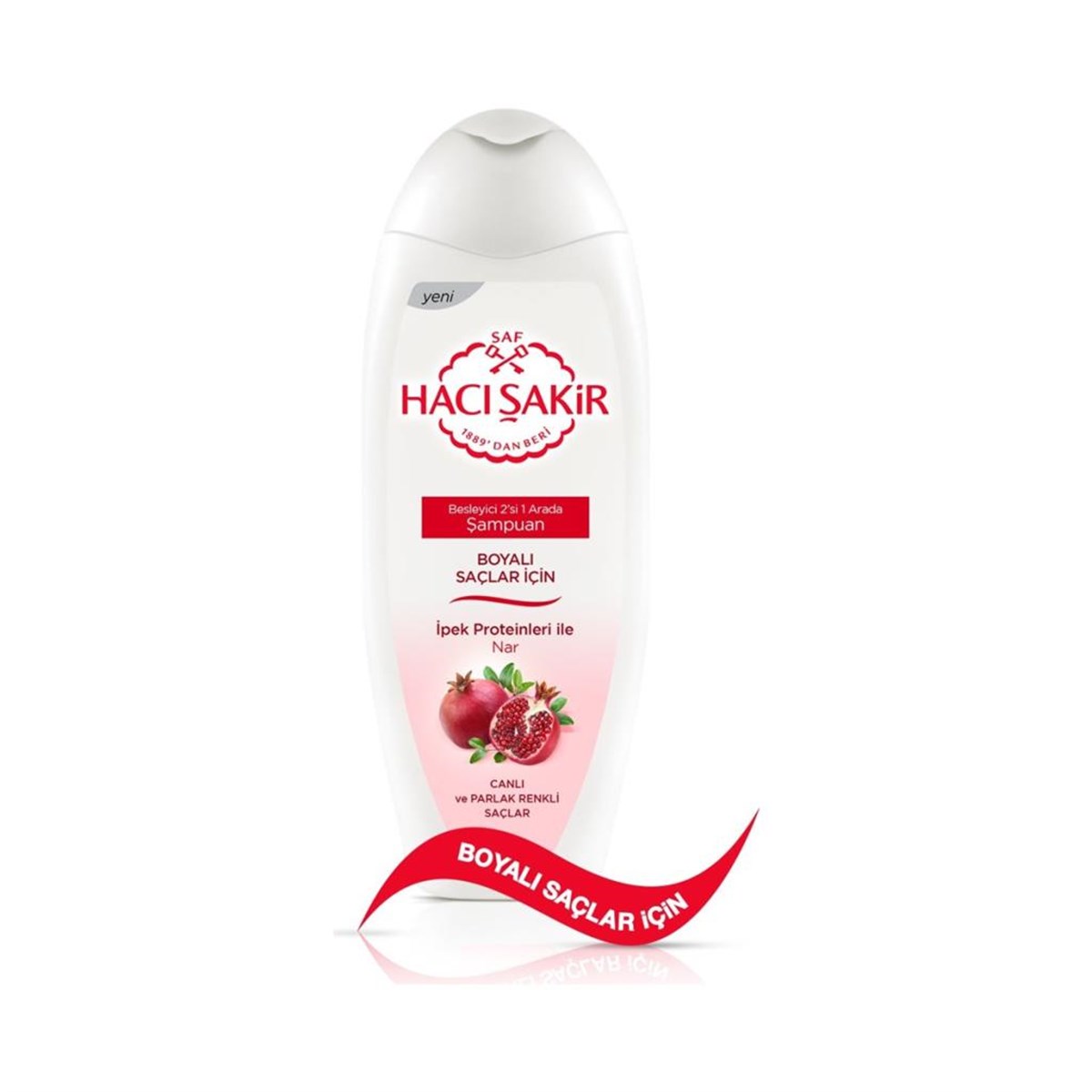 Hacı Şakir Şampuan Kremli Nar Boyalı Saçlar 500 ML