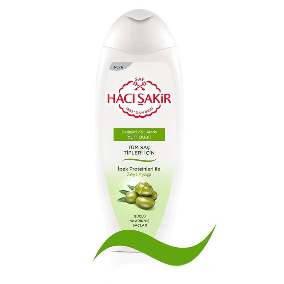 Hacı Şakir Şampuan Kremli Zeytinyağı Tüm Saçlar 500 Ml