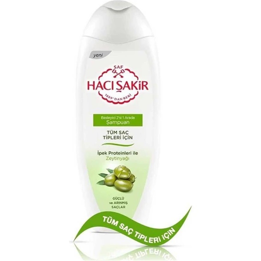 Hacı Şakir Şampuan Zeytinyağlı 500Ml 